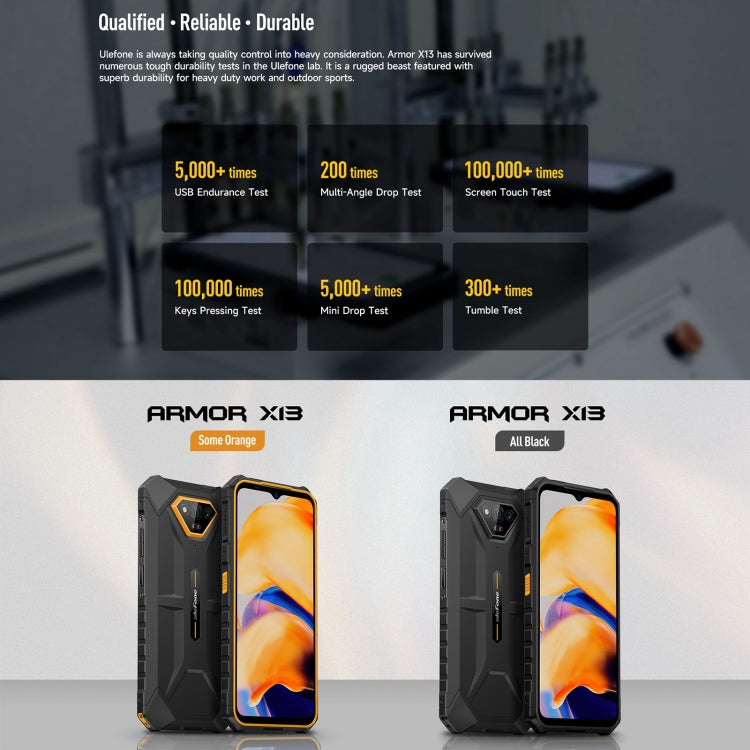 Ulefone Armor X13, 6GB+64GB, IP68/IP69K Rugged Phone
