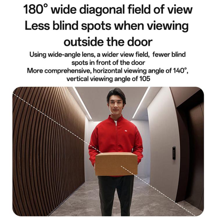 Yesido KM27 4.3 inch TFT Screen 2.4G Wireless Video Intercom Doorbell(White)